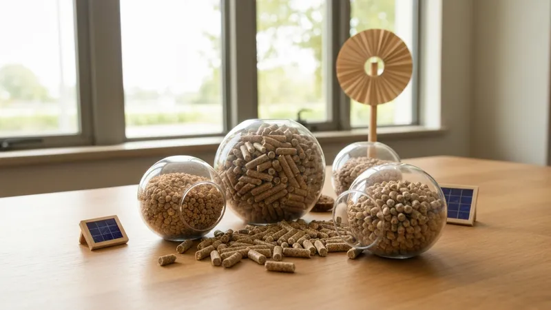 Comparaison des sources d'énergie renouvelables : Les pellets en tête
