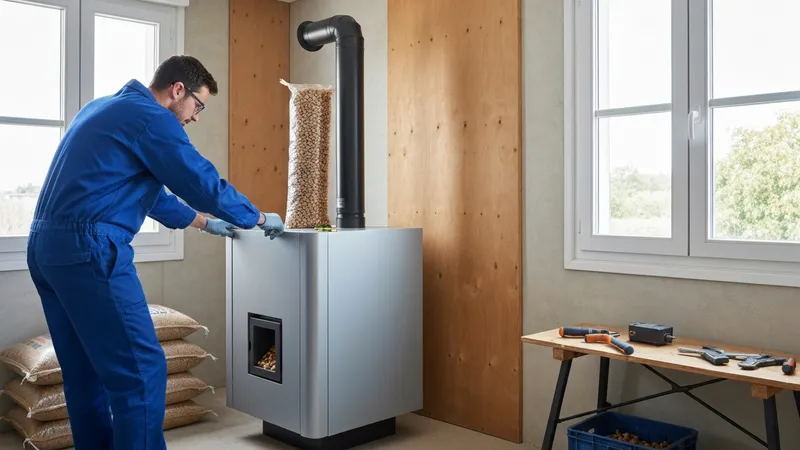 Installation d'une chaudière à pellets : étapes et conseils