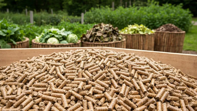 Les pellets et le recyclage des déchets organiques