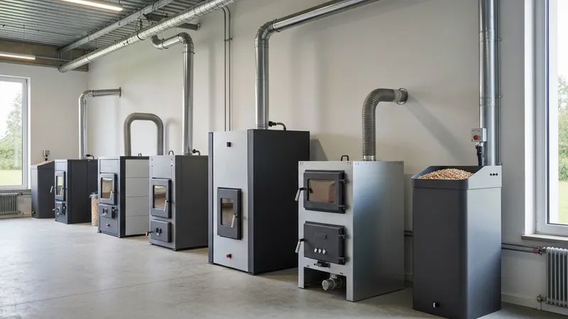 Types de chaudières compatibles avec les pellets